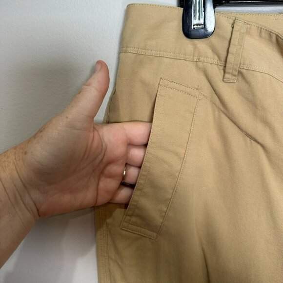 Polo Ralph Lauren Pants Womens 10 Tan Kahki Cargo Utility NWT Cotton Tencel NWT - Picture 12 of 13